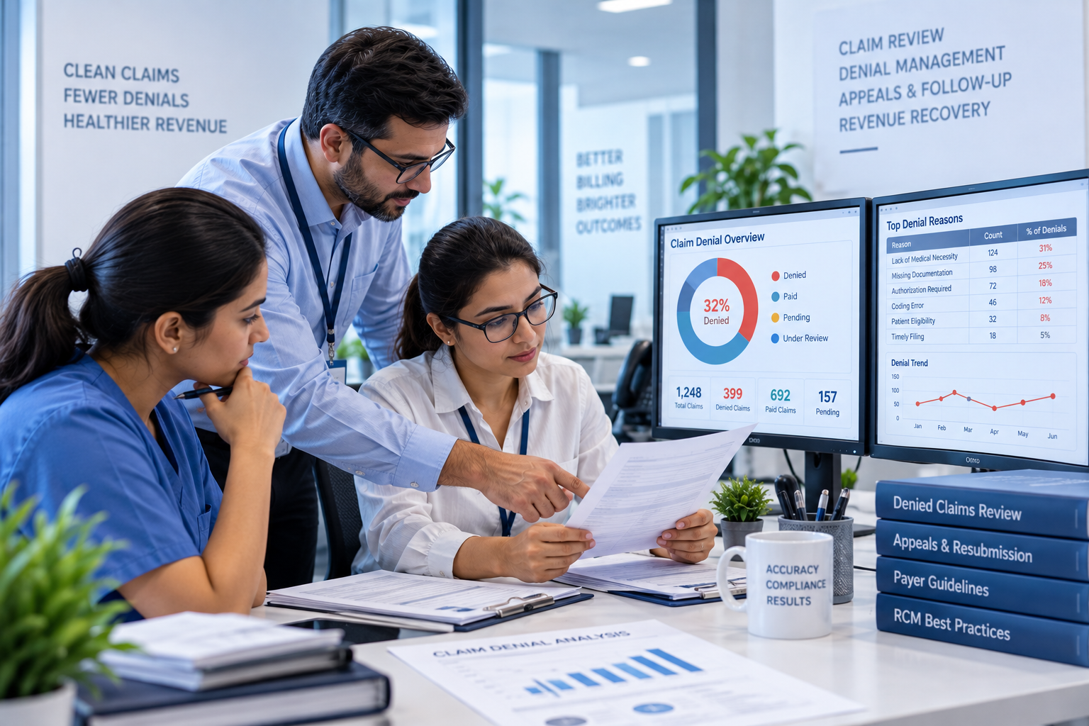 Claims denial management