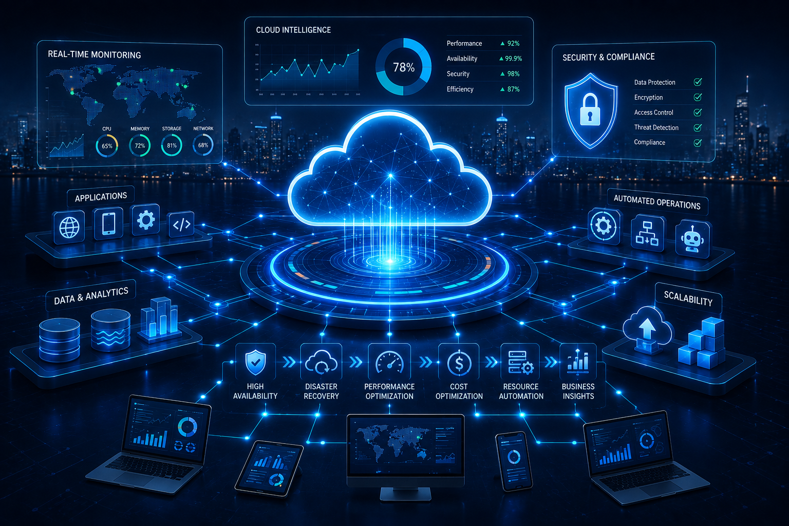 Cloud intelligence and optimization