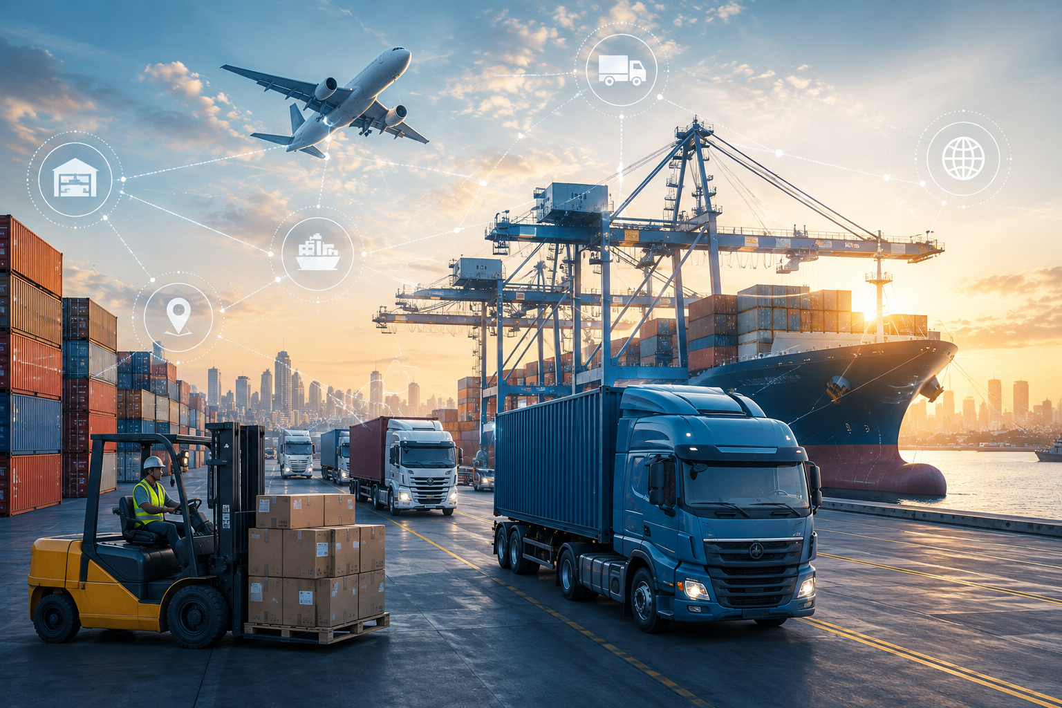 Connected logistics operations